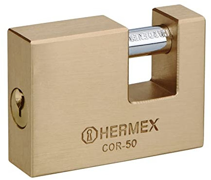 Hermex COR-50 Cadenas anti-levier avec corps en laiton