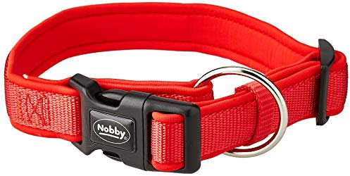 Nobby Halsband Classic Preno, rot/rot L: 30-45 cm, B: 20/25 mm, 1 Stück