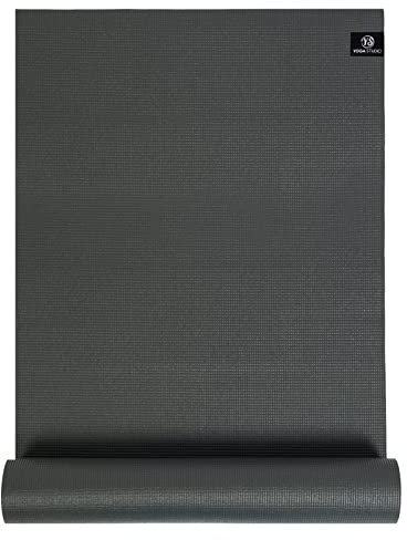 Yoga Studio Sticky Yogamatte – 183 cm x 61 cm, 6 mm reißfeste Yogamatte mit Rutschfester Unterseite