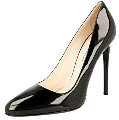 Prada Damen Schwarz Leder Pumps 1I084F 069 F0002 40 EU