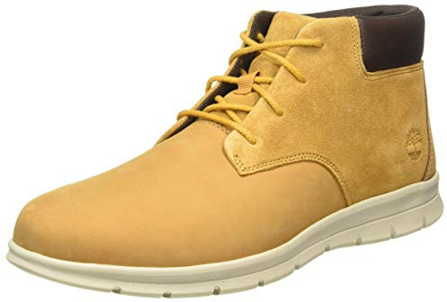 Timberland Graydon Leather Chukka, Bottes Homme, Jaune Wheat Nubuck, 41.5 EU