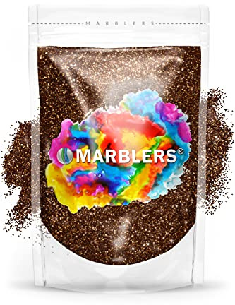 MARBLERS Twinkle Glitter [Pecan] 3oz (85g) | Fine | Non-Toxic, Vegan, Cruelty-Free | Face, Body, Eyeshadow, Hair, Festival, Party Makeup | Nail Art, Polish | Resin, Tumbler, Slime, Craft