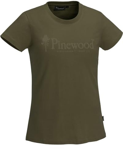 Pinewood 3445 Outdoor Life Damen T-Shirt H. Olive (713) XXL