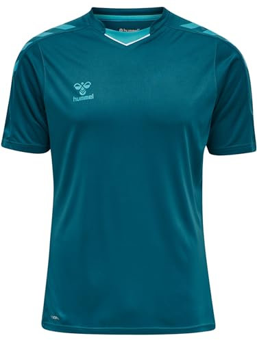 hummel Herren Hmlcore Xk Poly Jersey S/S T Shirt, Blue Coral, XXL EU