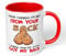 Print Maniacs Fathers Day Mug Gift Stepdad Christmas Birthday Dad Not from Your Humor Funny (Red Fill and Handle Mug)