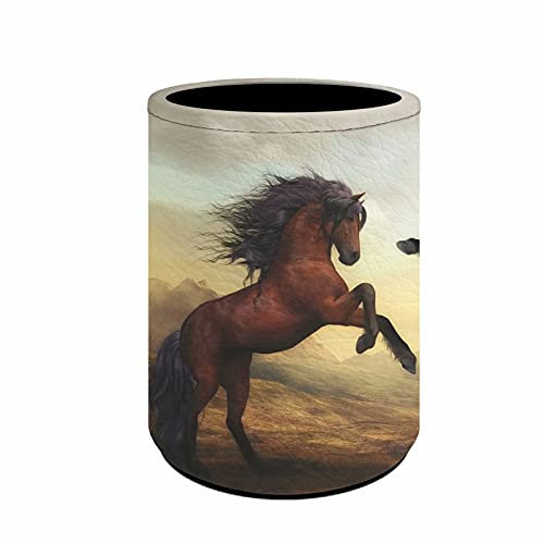 NETILGEN Pot à crayons en forme de cheval pour garçons, accessoires de bureau, papeterie, maquillage, pinceaux, cadeau pour le bureau, la salle de classe et la maison