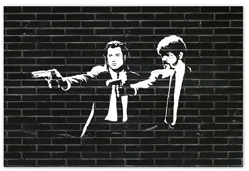 Wandtattoo, Motiv: Pulp Fiction Graffitti, 155 x 105 cm, Nr. H2090M_NS1DB