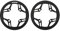 FSA Kettenschutz Ring Bash Guard Set W1021/W1119 Brose 2-teilig 104 mm Alu Black