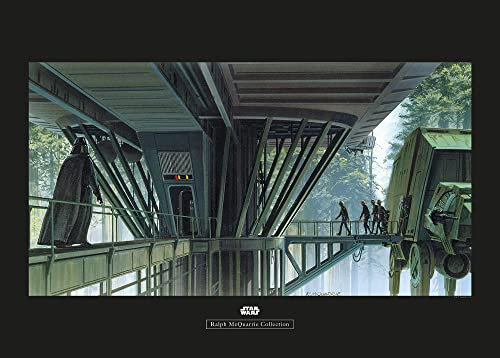 Komar Star Wars Classic RMQ Endor Dock - Größe: 70 x 50 cm, Wandbild, Poster, Kunstdruck (ohne Rahmen)