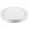 sourcing map Soucoupe ronde en céramique pour pot de fleurs - 20 cm - Pour intérieur et extérieur - Blanc