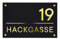 Sosenco Personalisiert Hausnummer aus Plexiglasscheibe und Laminat – Hausnummerschild Plexiglas – Hausnummern Wetterfest Schilder - Acryl Schwarz (Gold)