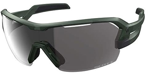 Scott Spur LS Fahrrad Wechselscheiben Brille kaki grün/Light Sensitive grau