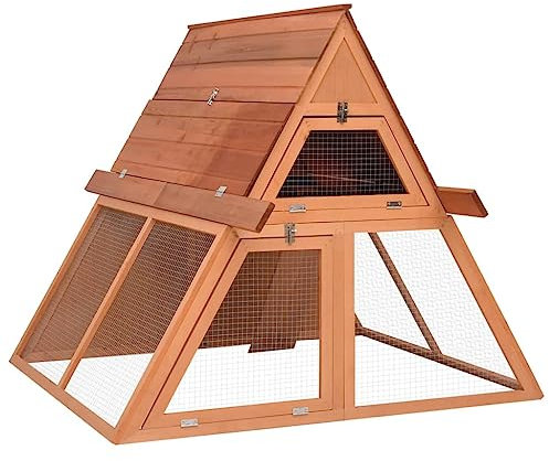 vidaXL Tanne Massiv Kaninchenstall 152x127x109,5cm Kaninchenkäfig Hasenkäfig