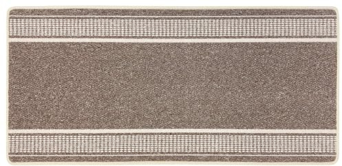 Kettelservice-Metzker Teppich Läufer Potsdam Braun 80 x 150cm (BxL)
