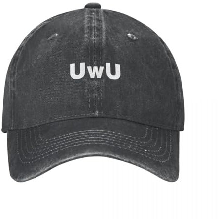 TeysHa Baseballkappe Snapback Sonnenhut UwU Cap Cowboy Hat Ball Cap Cap für Damen Herren Herren Damen