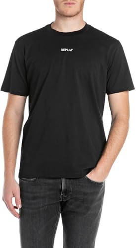 Replay Herren T-Shirt Kurzarm aus Baumwolle
