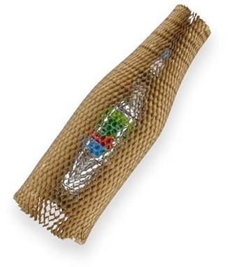 Packaging Paper Cushioning Wrap Honeycomb Wrap Paper for Glass, Jar, Cup, Bottle Packaging Wrap, Bubble Wrap Alternative Protective Wrapping Paper (50)