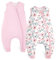 Yoofoss 2er Pack Baby Schlafsack mit Füßen Baumwolle 1.5 Tog Ganzjahres Babyschlafsack mit Beinen Schlafstrampler Kinder Schlafsack 80 cm für Neugeborene Jungen Mädchen 18-36 Monate