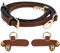 Brauner Taschengurt, Schultergurt für Taschen in Braun, Frauen Leder Schulterriemen, Tasche Schultergurte Gurt Riemen, Verstellbarer Schultergurt mit Schultergurt-Adapter für Mini Crossbody Bag