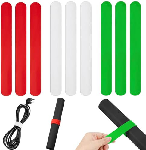 Carta da regalo, bianco rosso e verde, flip wraps, organizer per carta da regalo, graffette, porta rotolo stabilizzante, per organizer per la casa (9)