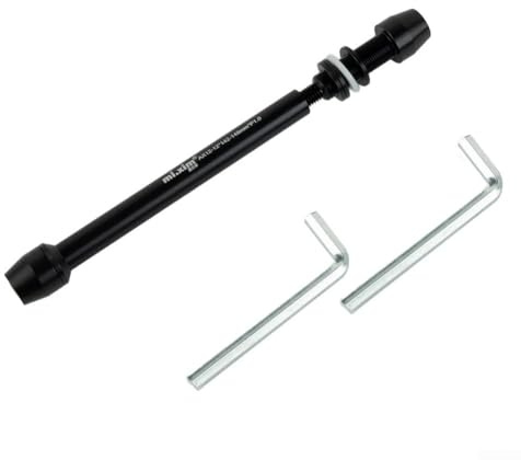 ChicBosom Trainer Thru Axle, Bike Trainer Thru Axle Spieß, 12 x 142–148 mm, P1.0/P1.5/P1.75, Indoor-Sportzubehör, Fahrradtrainer, Steckachsen-Adapter (P1.0)