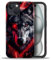 artslion Cute Handyhülle für iPhone 14 hülle 6,1 Zoll, Flammenwolf Muster Stoßfest Kratzfest Schutzhülle für iPhone 14