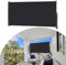 Kuro-Sagol Toldo Lateral Retráctil, Balcón con Mango, Terraza De Parabrisas, Jardín, Balcón Y Ventana, Toldo Impermeable Y Resistente A Los Rayos Ultravioleta (Antracita, 100X300Cm)