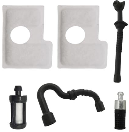 Kit tubo flessibile for filtro aria, filtro olio combustibile, schiuma detergente for Stihl MS170 MS180 017 018 MS 170 180, ricambio for motosega