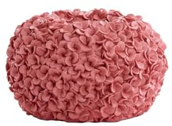 Light & Living Vase Phylia - Korallenrot - Ø38cm | Rund - Modern - Kunststoff - Blumenvase - Vase für Trockenblumen - Vasen decko