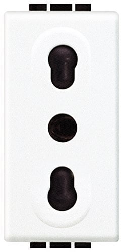 BTicino SN4180F Presa Bipasso, Bianco, 1 Pezzo