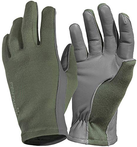 Pentagon Pilotenhandschuh Nomex Kurz (Oliv, L)