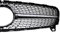 Kühlergrill Waben Aufkleber Dekor Zubehör Diamantgrill Urban Auto Autoaufkleber (Chrom Silber, W176 (K050))