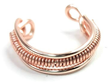Ear Cuff, Ohrklemme, Ohrschmuck, Kein Piercing, Ring, schlicht, Roségold