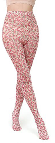 Nunubee Collant Tendance À Motif Léopard Nylon Rose,F