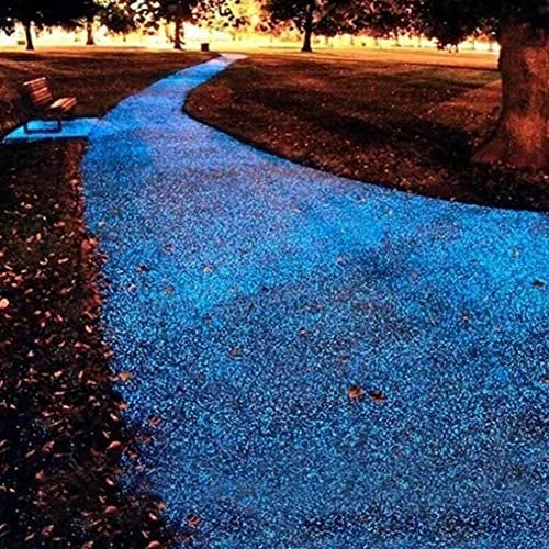 BVSPA Pierres phosphorescentes - Gravier lumineux pour jardin, jardin, jardin, décoration de route, décoration d'aquarium