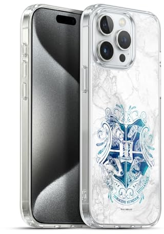Head Case Designs Officially Licensed Harry Potter Hogwarts Aguamenti Deathly Hallows IX Gel Case [Military Grade Protection] Compatible With Apple iPhone 15 Pro Max