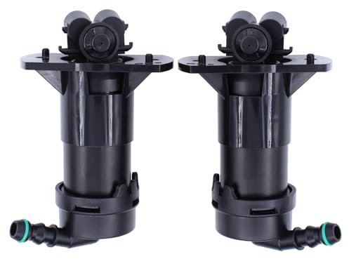 Waschdüse Scheinwerferreinigung Waschwasserdüse Scheinwerfer Spritzdüse Wasserdüse Frontscheinwerfer Scheibenwaschdüse Teleskopdüse vorne links und rechts für A6 4F A6 C6 4F 2004 2005 2006 2007 2008