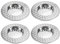 QEQSHQO 4 Pcs Filtre évier Cuisine,Filtre de Vidange pour évier,Grille Evier Cuisine,Tamis lavabo en INOX,Filtre Cheveux Douche,Accessoire Drain Lavabo Baignoire Bonde,pour Salle de Bain Cuisine