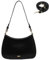 FEICHANGHAO Handtasche Damen Klein Umhängetasche PU Leather Crossbody Bag Vintage Underarm Bag Mini-Clutch y2k Fashion Shoulder Bag (Schwarz)