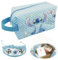 Fokroin Trousse de Toilette, Trousse à Maquillage, Trousse de Toilette Femme, Cartoon Makeup Bag, Trousse de Toilette Stitch, Trousse de Toilette Stitch Fille, avec Bracelet tress