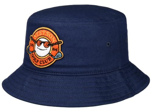 Stetson Golf Club Bucket Hat Stoffhut Golfball Patch Damen und Herren Frühling Sommer