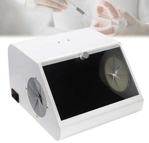 Aspiratore di polvere for sabbiatrice da laboratorio orale, cabina di sabbiatura ad aria compressa da banco for sabbiatrice da laboratorio, scatola di sabbiatura con 2 filtri