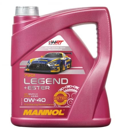 MANNOL 7901 Legend+Ester 0W-40 4 L | Api Sn/ch-4, Acea A3/B3/B4, 502.00/503.01/505.0, Mannol 7901 Legend+Ester 0W-40