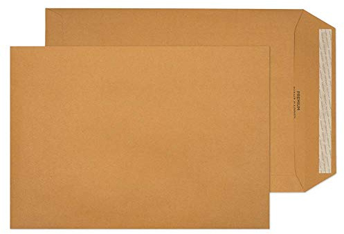 Blake Avant Garde - Premium C4 Envelopes (324 x 229mm) - Pack of 250 - Superior Thickness 130GSM - PowerSeal - Heavyweight Grade Envelope - Brown Peel and Seal Envelopes 12.7 x 9 (AG0046)