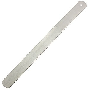 jarolift Beschwerungseisen für Rollladenendleiste, 25 x 3 mm, Rollladen-Zubehör, verbessert den Lauf des Rollladens, verzinktes Eisen, Länge 300 mm