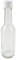 Wares of Knutsford 36 x 250ml Small Clear Glass Bottles with White Caps - Ideal for Mineral Water, Cordials & Juices etc.