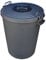 CrazyGadget Extra Large 110L Litre Black Plastic Rodent Proof Animal Feed/Food/Storage Bin