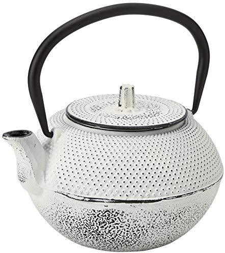 COSY TRENDY 0916264 Osaka Cream Teekanne Gusseisen weiß 1,2 l