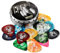 Celluloid Guitar Picks, Donner 16pcs Guitar Plectrum Including Thin, Medium, Heavy & Extra Heavy Gauges (0.46mm-1.2mm)