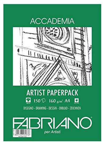 Unbekannt Fabriano Drawing Paper, Cotton, White, 29.7 x 442 x 0.5 cm